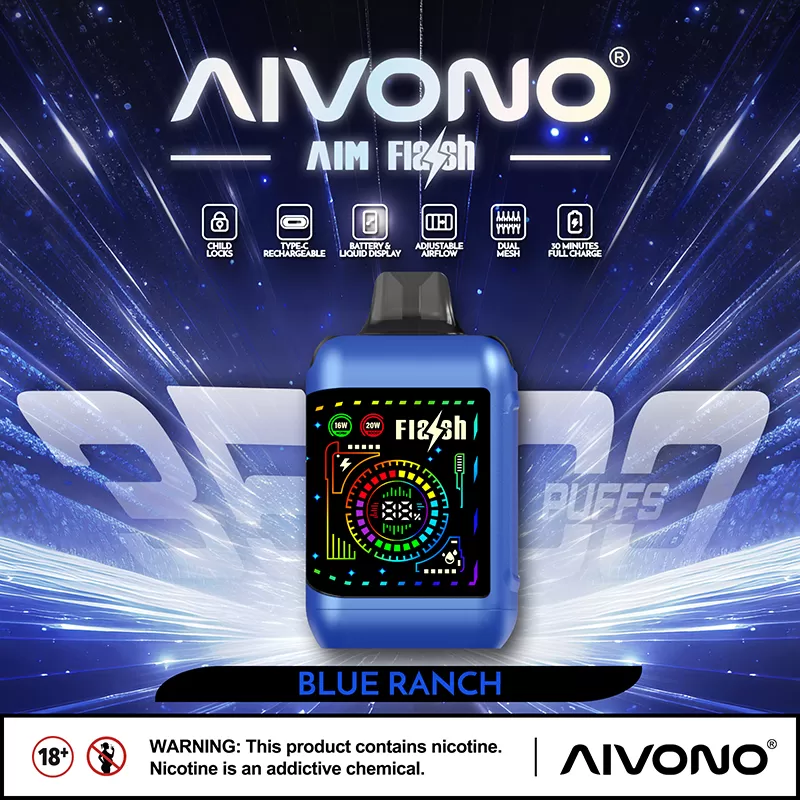 AIM FLASH 35000 – 35K Puffs Adjustable Airflow 0-5% Nicotine Disposable Vape - Image 3