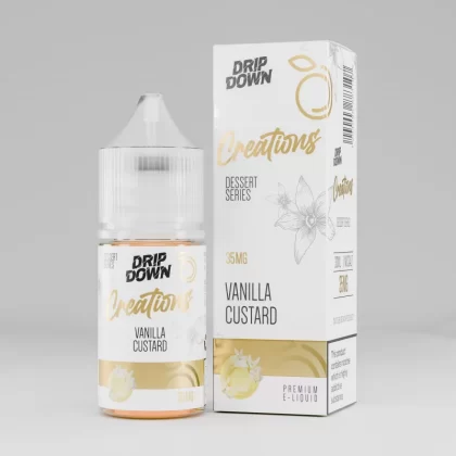 Drip Down Dessert Series – Vanilla Custard 30ml (35/50Mg) - Vape Product, Vape Product