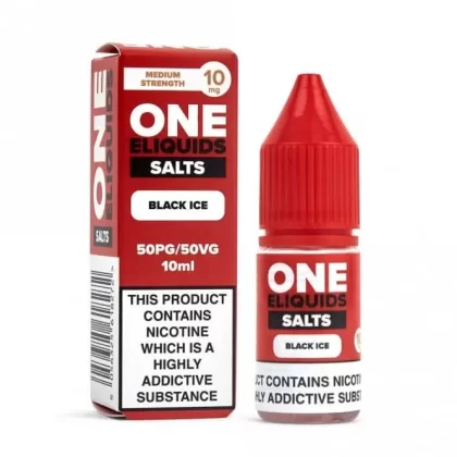 Black Ice Nic Salt E-Liquid by ONE E-Liquids (10ml) - 10mg