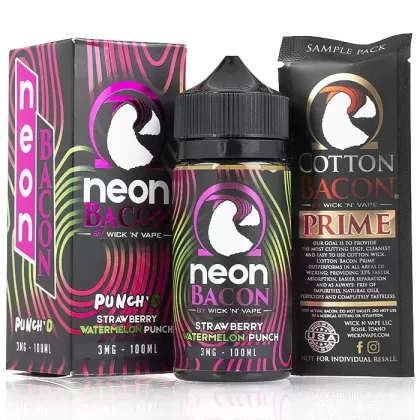 Punch’d – Neon Bacon – Wick ‘N’ Vape – 100mL