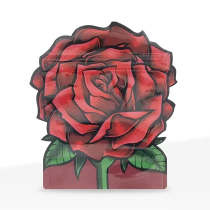 Special Edition | Rose Mylar Bags | 1/8oz – Red – 100 Count