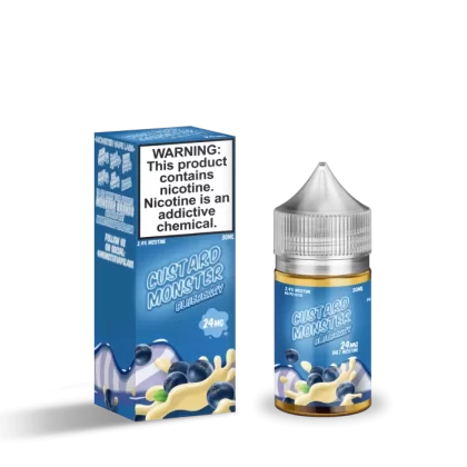 Custard Monster Blueberry Custard 30ml Nic Salt Vape Juice - Vape Product, Vape Product