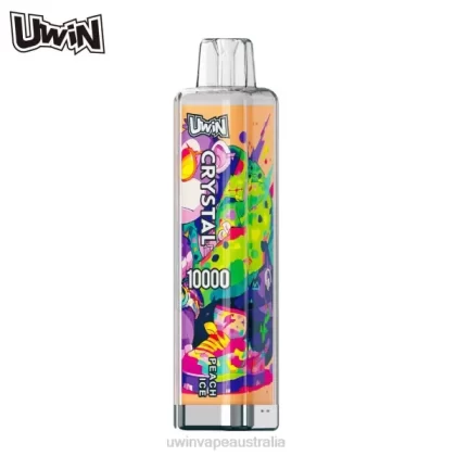 UWIN Vape Australia – UWIN CRYSTAL 10000 DISPOSABLE VAPE Peach Ice 428LB10
