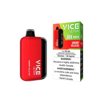Vice Ultra 60K Disposable Vape – Kiberry Killa Ice - Eliquidsupply