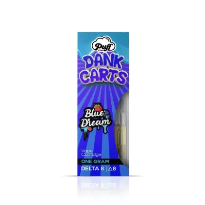 Puff Delta 8 Dank Cartridge – 1000mg - Strain#Banana Runtz>Blue Dream>Lemon OG>Orange Cookies>Strawberry Gelato>Tropical Runtz>Watermelon Skittlez>Pineapple Express (17935D)