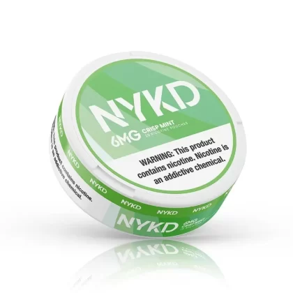 Buy NYKD Crisp Mint 6mg Nicotine Pouches – 5 Rolls