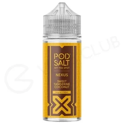 Sweet Tangerine Coconut Shortfill E-Liquid by Pod Salt Nexus 100ml