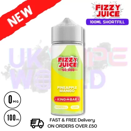 Pineapple Mango Fizzy Juice 100ml E-Liquid – £7.99