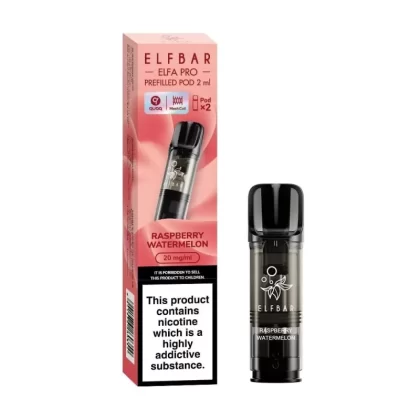 Raspberry Watermelon Prefilled Pods Elfa PRO Series by Elf Bar (2 x 2ml)