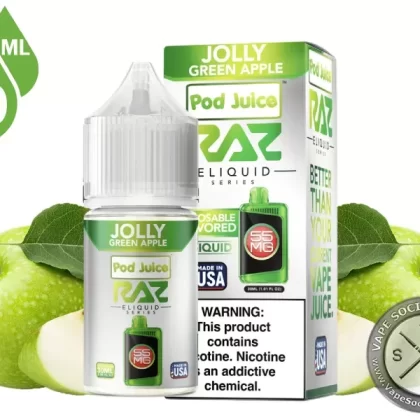 Jolly Green Apple Pod Juice x RAZ Salt 30ml
