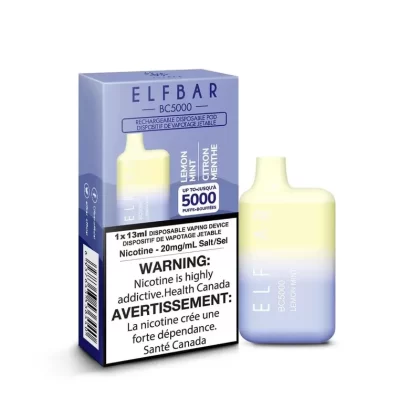 ELF BAR BC5000 Disposable Vape – Lemon Mint - Ecigpremium