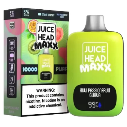 Kiwi Passionfruit Guava Disposable Vape (10000 Puffs) by Juice Head Maxx