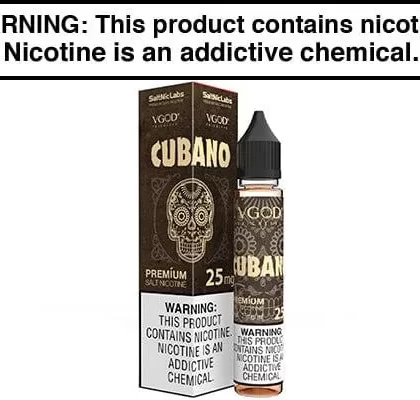 CUBANO BY VGOD SALT 30ML - Vapejuice