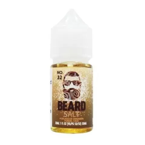 Beard Vape Co Salts No. 32 Cinnamon Funnel Cake 30ml Nic Salt Vape Juice - Eightvape