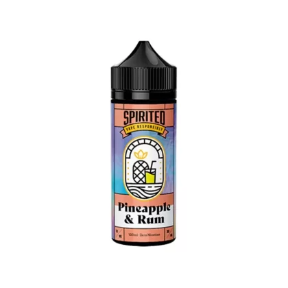 Fantasi Spirited Pineapple & Rum 100ml Shortfill E Liquid - Strength#0mg (691ADD)