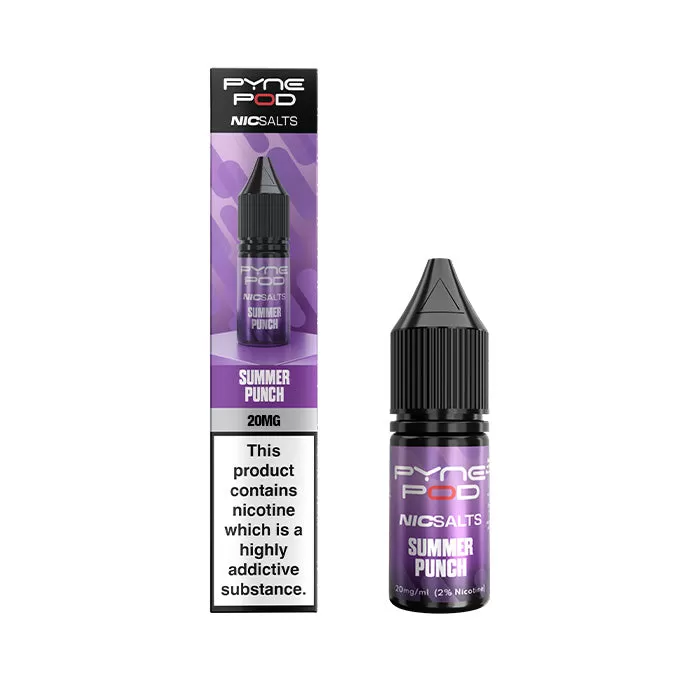 Summer Punch Nic Salt E-Liquid by Pyne Pod - 10 mg - Medium Strength