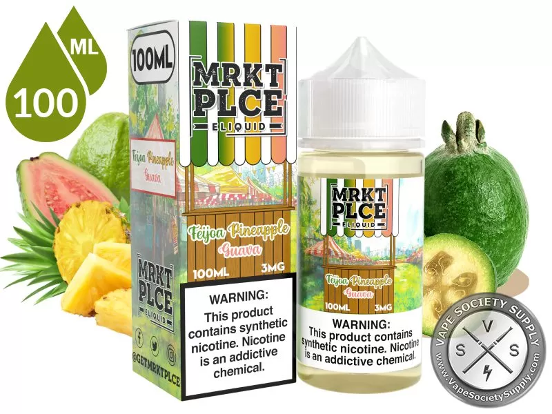 Feijoa Pineapple Guava by MRKT PLCE 100ml - Vape Product, Vape Product