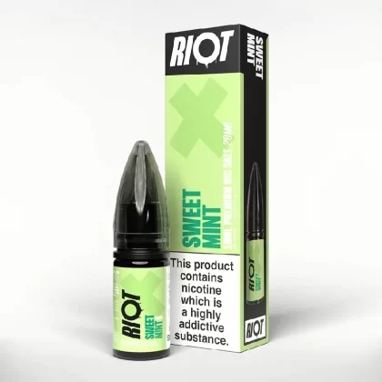 Sweet Mint Nic Salt E-Liquid by Riot X - Vape Product, Vape Product
