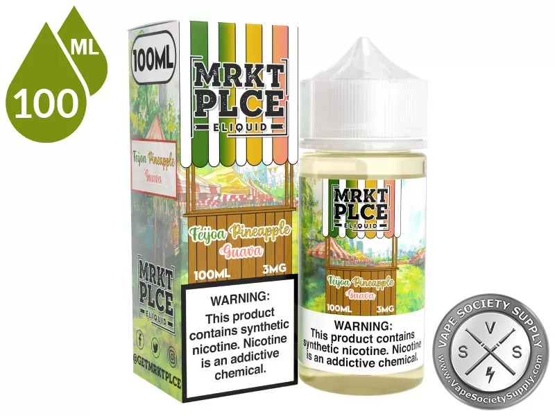 Feijoa Pineapple Guava by MRKT PLCE 100ml - Vape Product, Vape Product - Image 3