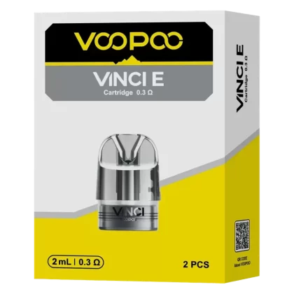 VooPoo Vinci E Replacement Pods - Ohm#0.3 Ohm (Pack of 2)>0.6 Ohm (Pack of 2)>0.8 Ohm (Pack of 2)