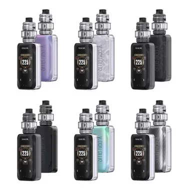 SMOK X-Priv Plus Starter Kit - Options#Black>Black Shell>Mineral Green>Purple>Silver Lines>White Shell