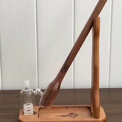 The Club Pipe Basic Stand V1 System (Choose Coil/Heater) by The Club - Wood Species#Black Walnut>Cherry>Mahogany>Maple~Add 20mm Coil and Heater?#None - I have my own>Add B0 Assembly>Add B1 A