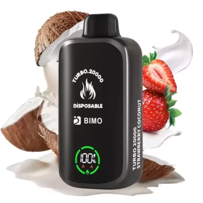BIMO Turbo 20000 Puffs – Strawberry Coconut - Ozvapeone (9F0234)
