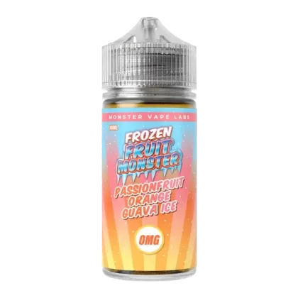 Passion Orange Guava Ice Frozen Fruit Monster eJuice Nicotine Free 100ml