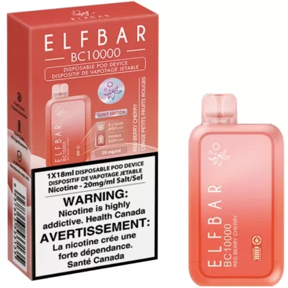 ELF BAR BC10000 Disposable Vape – Red Berry Cherry