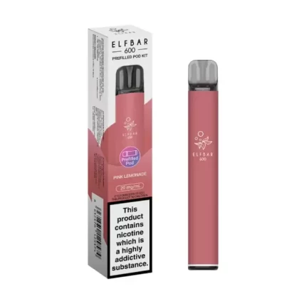 ELFBAR 600 Prefilled Pod Kit Pink Lemonade - Ecigpremium