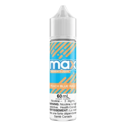 Max E-liquid – Peach Blue Razz