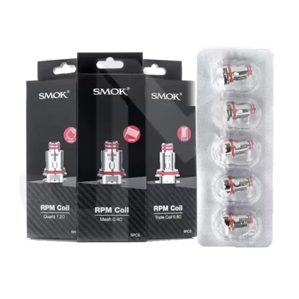 Smok RPM Replacement Coils – 0.6Ω/0.4Ω/1.2Ω/1.0Ω/Mesh MTL Coil 0.3 Ohm/DC MTL 0.8ohm