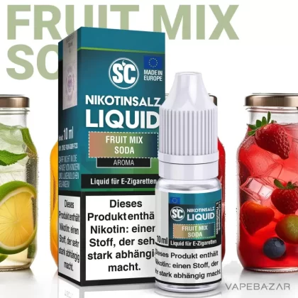 SC Salt Liquid – Fruit Mix Soda - Vapebazar