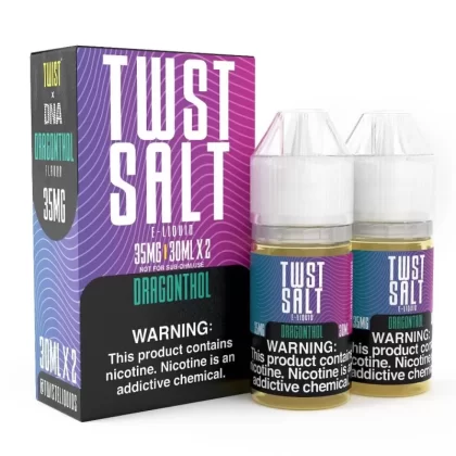 Twist e-Liquids Salt Dragonthol eJuice - 60mL (2x30mL); Vape Product, Vape Product; Twist eLiquids