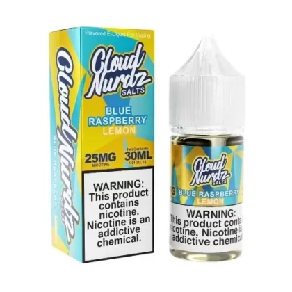 Cloud Nurdz Salt E-Liquid – Blue Raspberry Lemon 30ml