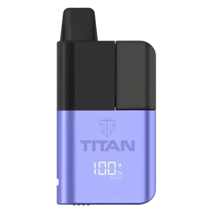 Titan Pro 15K Prefilled Pod Kit - Flavour#Grape Ice>Cherry Cola>Juicy Peach>Cherry Fizz>Fresh Mint>Lemon Lime>Strawberry Raspberry Cherry>Tobacco>Strawberry Kiwi Watermelon>Blue Razz Sour Ra