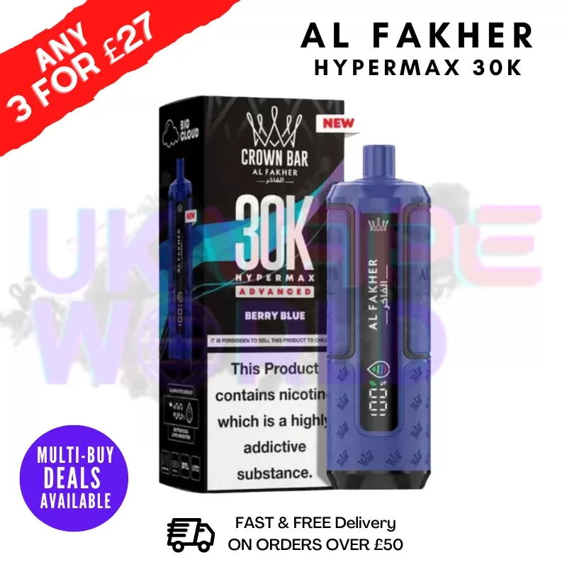 Berry Blue Al Fakher 30K HyperMax Pod Kit
