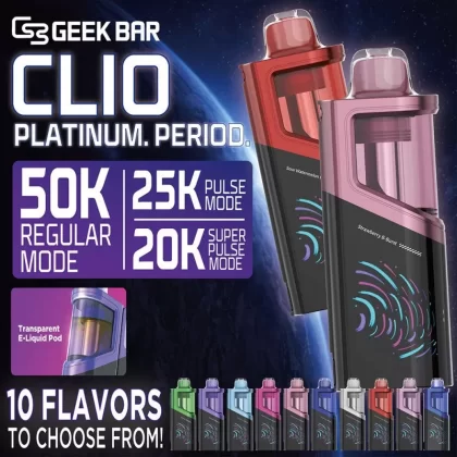 Geek Bar CLIO Platinum 50K POD - Sour Watermelon Drop - Skullvaping