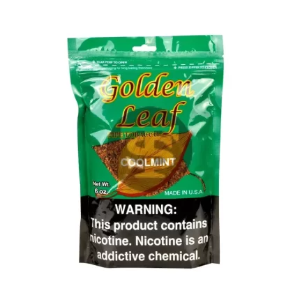 Golden Leaf Cool Mint Pipe Tobacco 6 oz. Bag - Ejuicewarehouse