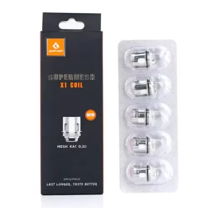 Geekvape Supermesh Coils - 5 Pack; X1 - 0.2 Ohm, X2 - 0.3 Ohm