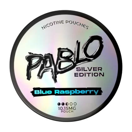 Blue Raspberry Pablo Silver Edition Nicotine Pouches - Ecigwizard