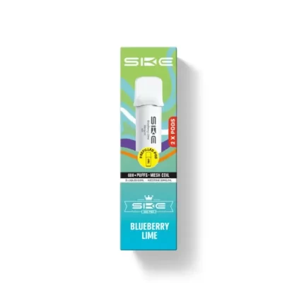SKE Crystal Pro 600 Blueberry Lime Prefilled Pod - Nicotine Strength#20mg (BD0A5E)
