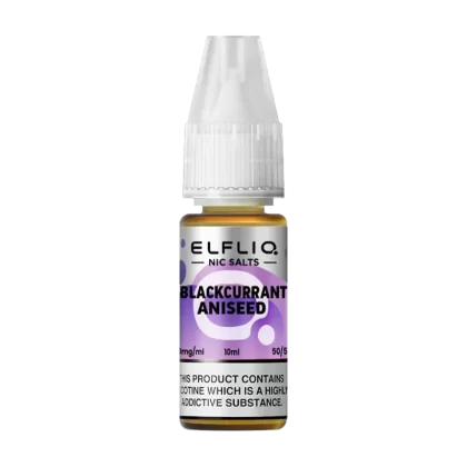 Blackcurrant Aniseed Elfliq Nic Salt by Elfbar - 10ml - Vape Product, Vape Product (269007)