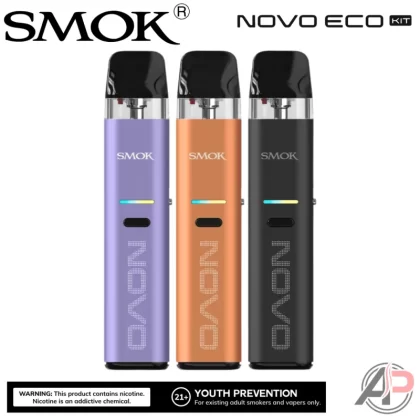 Smok Novo Eco 30w Pod System Starter Kit device - Black, Orange
