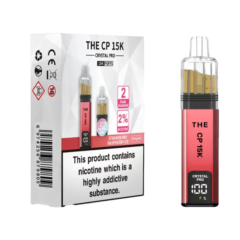 Crystal Pro CP 15K Prefilled Pod Kit - 5 Pack - Juicy Peach - Image 3