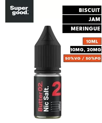 Butter 02 Nic Salt eLiquid by Supergood - 10mg / 10ml