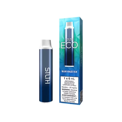 Stlth Eco Disposable - Blue Razz Ice, Polar Mint