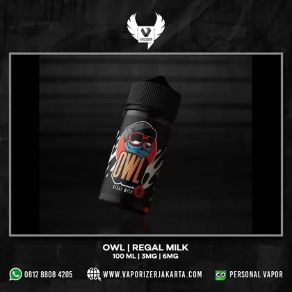 OWL REGAL MILK WITH BROWN SUGAR 100 ML - 3 mg / 6 mg / 100 ml