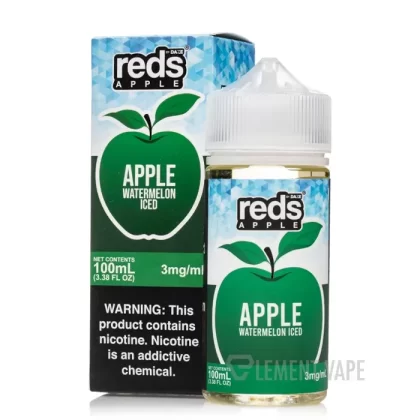 ICED WATERMELON – Reds Apple E-Juice – 7 Daze – 100mL