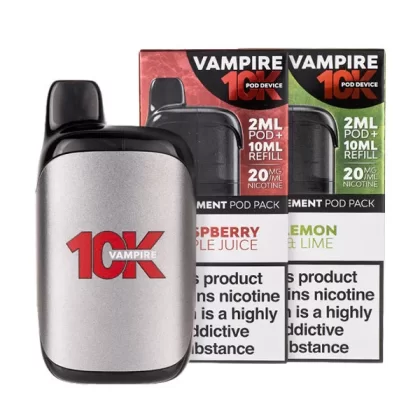 Vampire Vape 10K Prefilled Pod Kit Bundle - Red Raspberry Blast